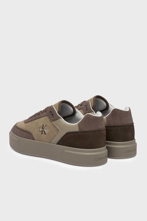 Calvin Klein Süet Logolu Ayakkabı HM0HM024500HY Erkek AYAKKABI HM0HM02450 0HY HAKİ