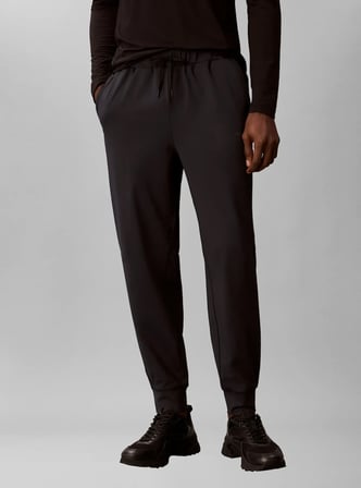 CALVIN KLEIN Erkek Marka Logolu Günlük Kullanıma Uygun SİYAH Pantolon LVGMF6P601 UB1