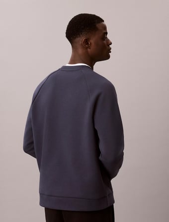 CALVIN KLEIN Erkek Marka Logolu Günlük Kullanıma Uygun MAVİ Sweatshirt LVGMF6W301 CCI