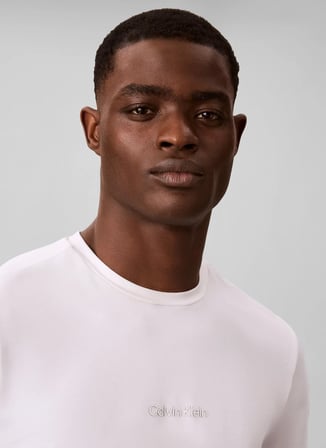 Calvin Klein Jeans T-Shirt, L, Beyaz