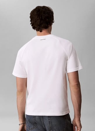 Calvin Klein Jeans T-Shirt, L, Beyaz