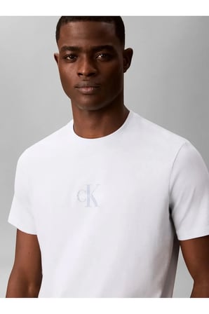 SS 30S MICRO MONOLOG, CIQ Mavi Erkek T-Shirt