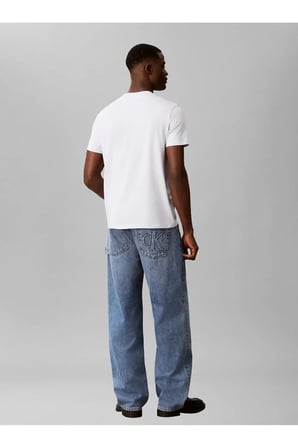 SS 30S MICRO MONOLOG, CIQ Mavi Erkek T-Shirt