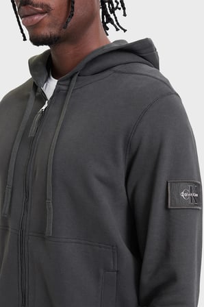 Calvin Klein Pamuklu Kapüşonlu Fermuarlı Sweat LV04RJ202G8MN Erkek SWEAT LV04RJ202G 8MN ANTRASİT