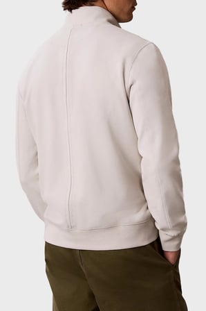 Calvin Klein Logolu Pamuklu Yarım Fermuarlı Dik Yaka Sweat LV04RJ203GPDJ Erkek SWEAT LV04RJ203G PDJ EKRU