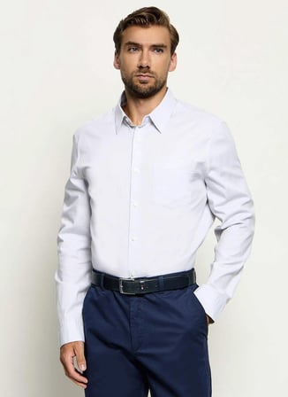 Calvin Klein Gömlek, L, Beyaz