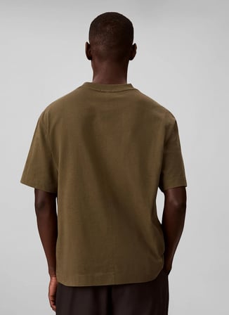 Calvin Klein T-Shirt, L, Haki