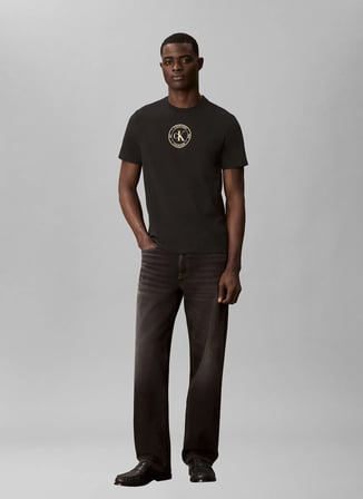 Calvin Klein Jeans T-Shirt, L, Siyah