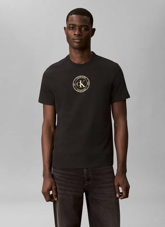 Calvin Klein Jeans T-Shirt, L, Siyah