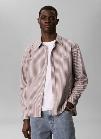 Calvin Klein Jeans Gömlek, L, Gri