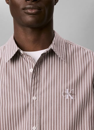 Calvin Klein Jeans Gömlek, L, Gri