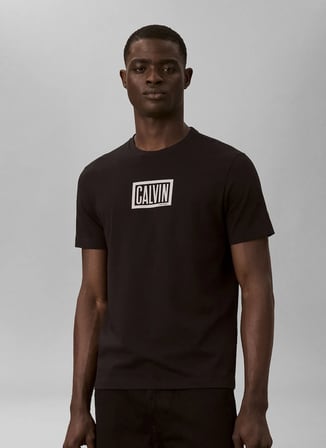 Calvin Klein Jeans T-Shirt, L, Siyah