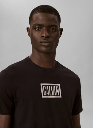 Calvin Klein Jeans T-Shirt, L, Siyah