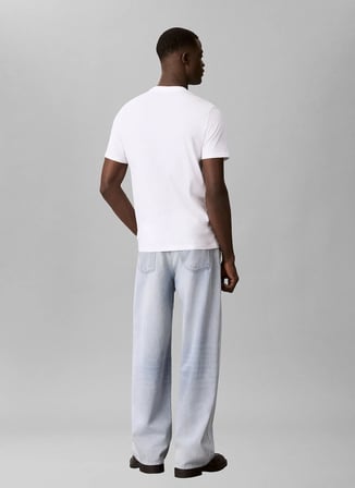 Calvin Klein Jeans T-Shirt, L, Beyaz