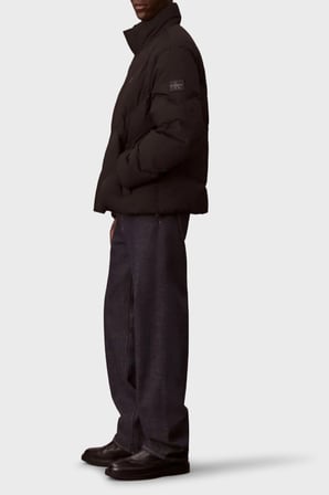 Calvin Klein Relaxed Fit Dik Yaka Su itici Şişme Mont LV04RH537GUB1 Erkek MONT LV04RH537G UB1 SİYAH