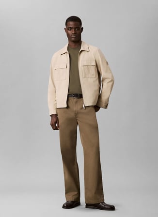 Calvin Klein T-Shirt, L, Haki