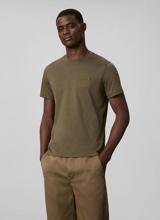 Calvin Klein T-Shirt, L, Haki