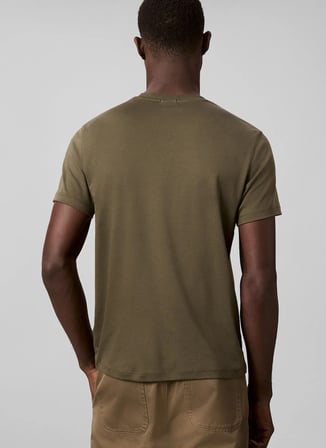 Calvin Klein T-Shirt, L, Haki
