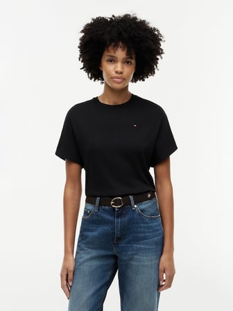 CODY REG BATWING C-NK SS TEE Kadın Siyah T-Shirt - WW0WW49926