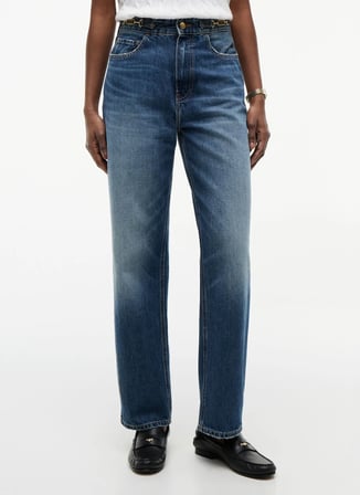 Tommy Hilfiger Mavi Kadın Denim Pantolon WW0WW499601A9