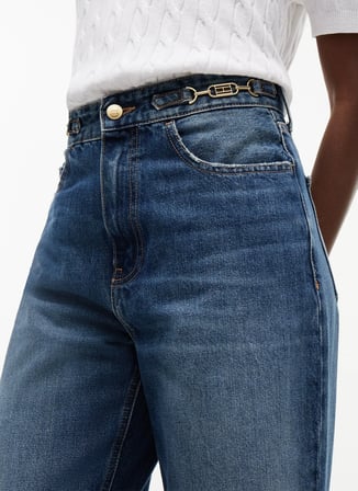 Tommy Hilfiger Mavi Kadın Denim Pantolon WW0WW499601A9
