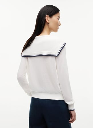 Tommy Hilfiger Beyaz Kadın Kazak WW0WW50092Z00
