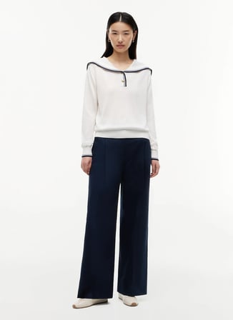 Tommy Hilfiger Beyaz Kadın Kazak WW0WW50092Z00