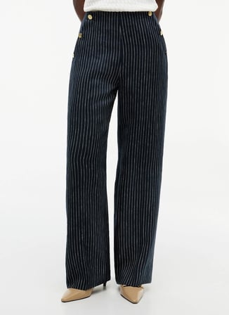 Tommy Hilfiger Lacivert Kadın Pantolon WW0WW510930BI