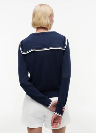 Tommy Hilfiger Lacivert Kadın Triko Kazak WW0WW50092C1G