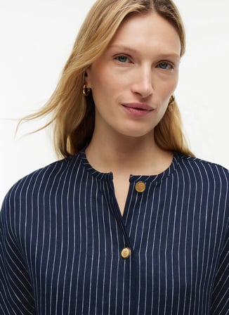 Tommy Hilfiger Mavi Kadın Bluz WW0WW510600BI