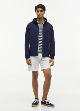 Tommy Hilfiger Lacivert Erkek Ceket MW0MW43437DCC_TECH HOODED JACKET