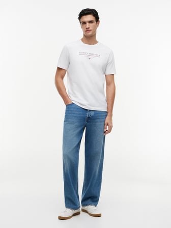 BRAND LOVE NEW RWB REG TEE Erkek Beyaz T-Shirt - MW0MW44359