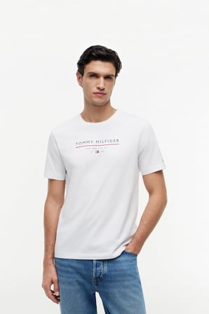 BRAND LOVE NEW RWB REG TEE Erkek Beyaz T-Shirt - MW0MW44359
