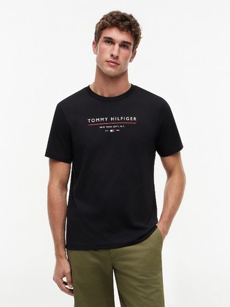 BRAND LOVE NEW RWB REG TEE Erkek Siyah T-Shirt - MW0MW44359