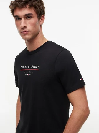 BRAND LOVE NEW RWB REG TEE Erkek Siyah T-Shirt - MW0MW44359