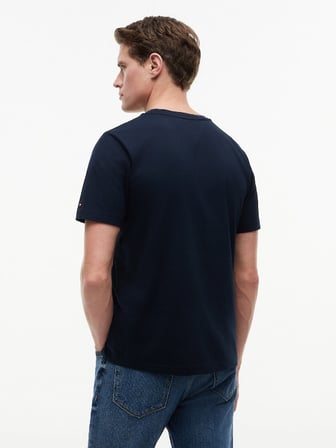 BRAND LOVE NEW RWB REG TEE Erkek Mavi T-Shirt - MW0MW44359