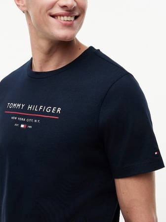 BRAND LOVE NEW RWB REG TEE Erkek Mavi T-Shirt - MW0MW44359