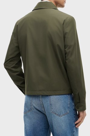 Tommy Hilfiger Regular Fit Klasik Yaka Su İtici Mont Erkek MONT MW0MW40582 RBN KOYU HAKİ
