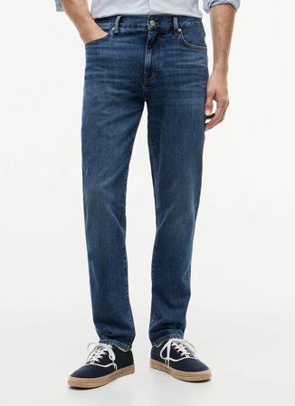 Tommy Hilfiger Mavi Erkek Denim Pantolon MW0MW443461CX_DENTON SMOKE BLUE