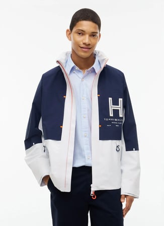Tommy Hilfiger Lacivert - Beyaz Erkek Ceket MW0MW434790GY_3L REGATTA