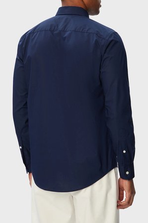 Tommy Hilfiger Regular Fit Klasik Yaka Uzun Kollu Gömlek Erkek GÖMLEK MW0MW43429 DCC LACİVERT