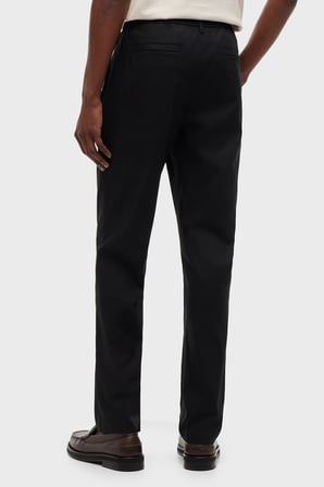 Tommy Hilfiger Pamuklu Tapered Fit Daralan Paça Pantolon Erkek PANTOLON MW0MW39702 BDS SİYAH