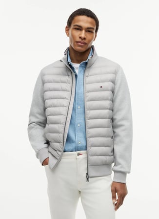Tommy Hilfiger Gri Erkek Ceket MW0MW41329P01_MIX MEDIA ESS RWB ST