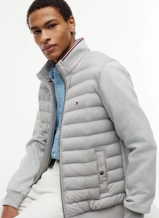 Tommy Hilfiger Gri Erkek Ceket MW0MW41329P01_MIX MEDIA ESS RWB ST
