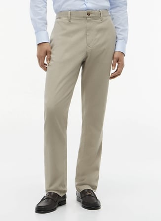 Tommy Hilfiger Bej Erkek Pantolon MW0MW43151AEG_DENTON OPEN STRUCTUR