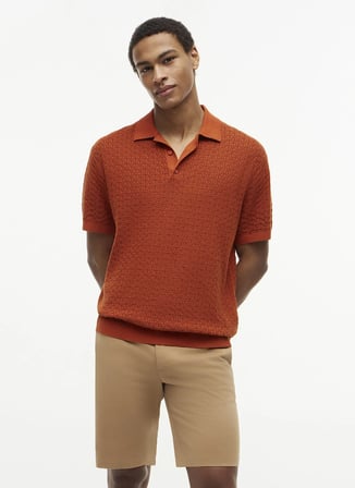 Tommy Hilfiger Kırmızı Erkek Kazak MW0MW43246S0F_GMD STRUCTURE SS POL
