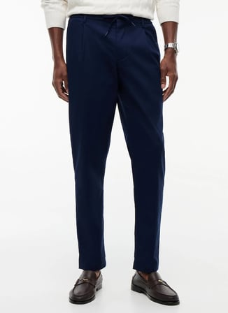 Tommy Hilfiger Lacivert Erkek Pantolon MW0MW39702DCC_HARLEM 3/4 EL TECH T