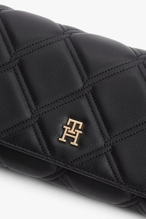 TH FEMININE WALLET ON CHAIN Kadın Siyah Cüzdan - AW0AW18795