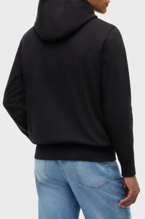 Tommy Hilfiger Pamuklu Regular Fit Kapüşonlu Sweat Erkek SWEAT MW0MW43223 BDS SİYAH