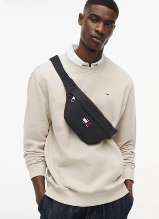 Tommy Hilfiger Siyah Erkek Bel Çantası TJM ESS DAILY BUMBAG